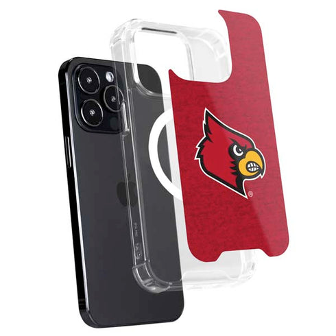 University of Louisville Red Background iPhone 16 Pro MagSafe Case